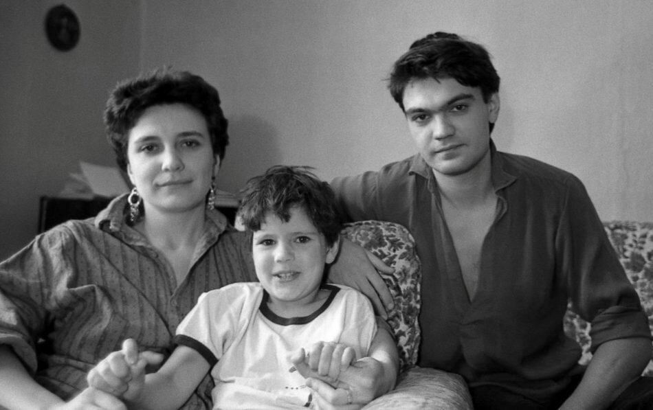 Василий Пичул и Мария Хмелик с сыном