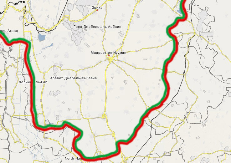 При взгляде на карту хорошо видно, что Маарат ан-Нуман - узловой транспортный центр всего юга "идлибской зоны"