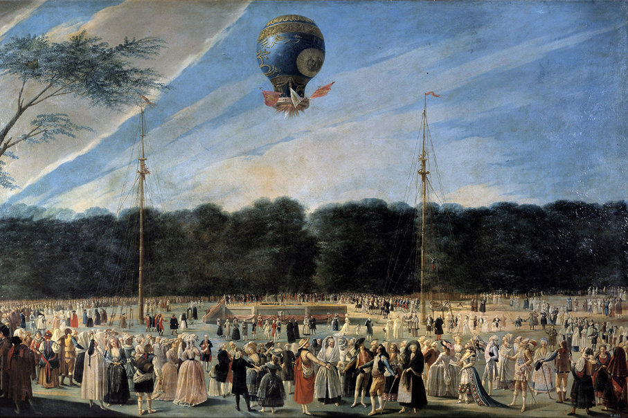 В первом запуске братьев Монгольфьер пассажирами стали животные: овца, петух и утка. По овце хотели определить воздействие высоты на крупное животное, чья физиология, как полагали, близка к человеческой; петух - птица, не знавшая таких высот; а на утке проверяли воздействие не высоты, а самого полета на шаре. Полет прошел успешно, ни одно из животных не пострадало