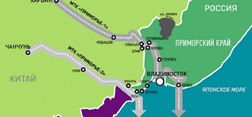 Карта пограничный приморский край