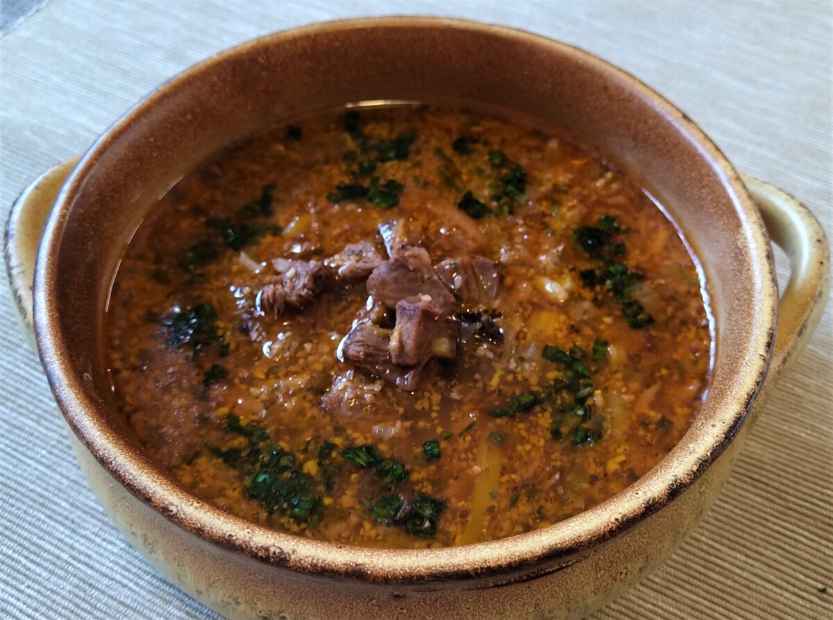 Вариант 2: Быстрый рецепт супа харчо из баранины