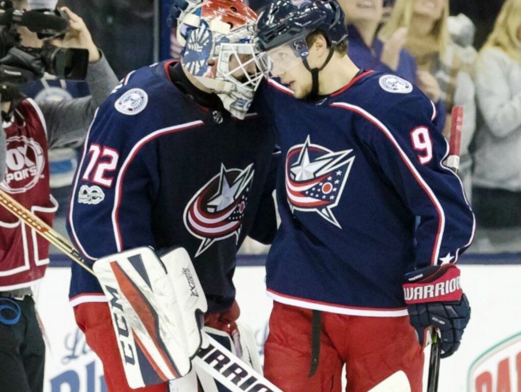 Bobrovsky Blue Jackets