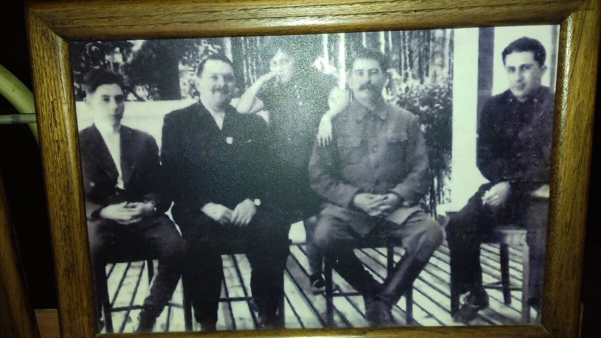 Сталин на отдыхе в абхазии