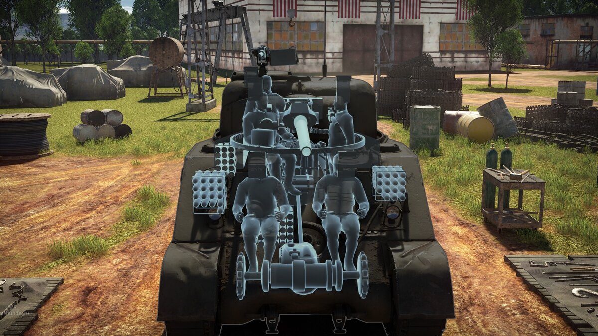 Внутренняя компоновка танка