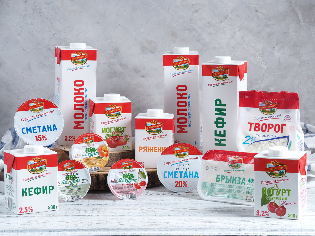 Чья продукция. ТМ Ермолино. ТМ 