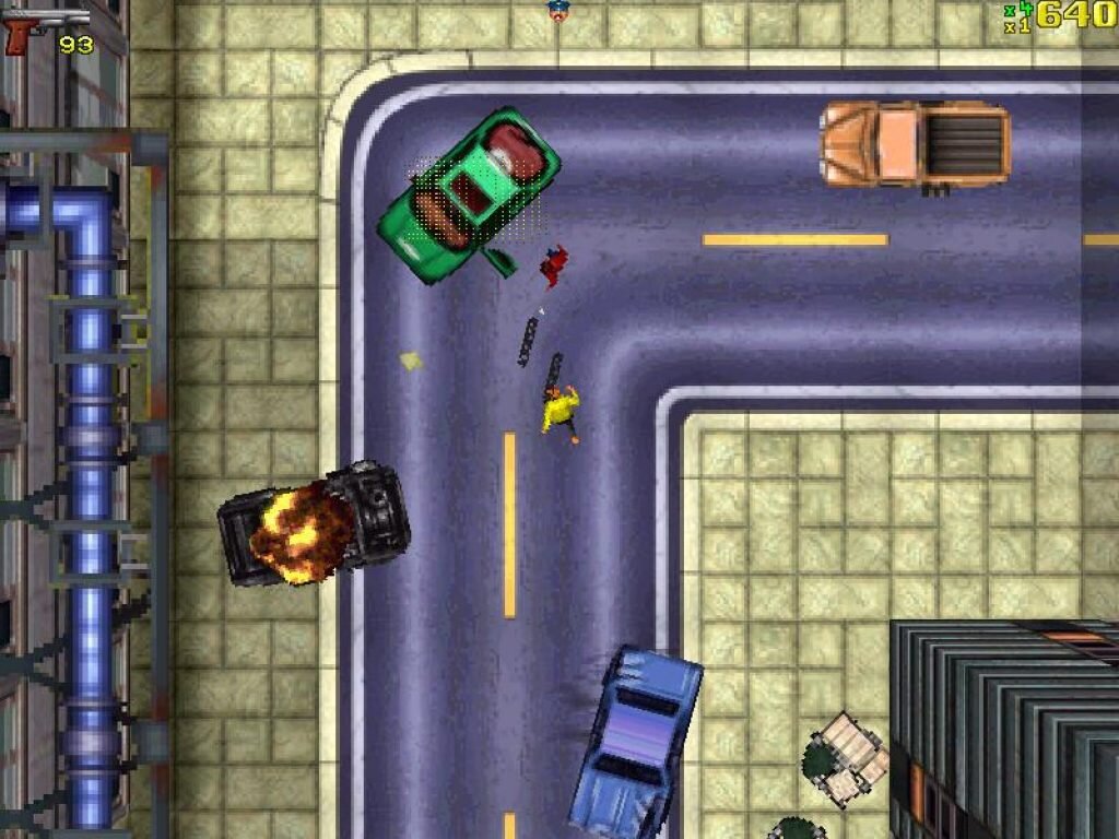 Когда вышла игра. Grand Theft auto 1. ГТА Grand Theft auto 1. GTA 1 1997. Grand Theft auto игра 1997