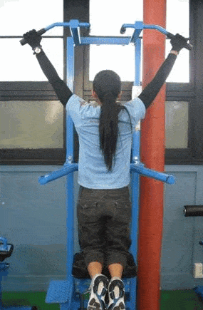 Подтягивания в гравитроне