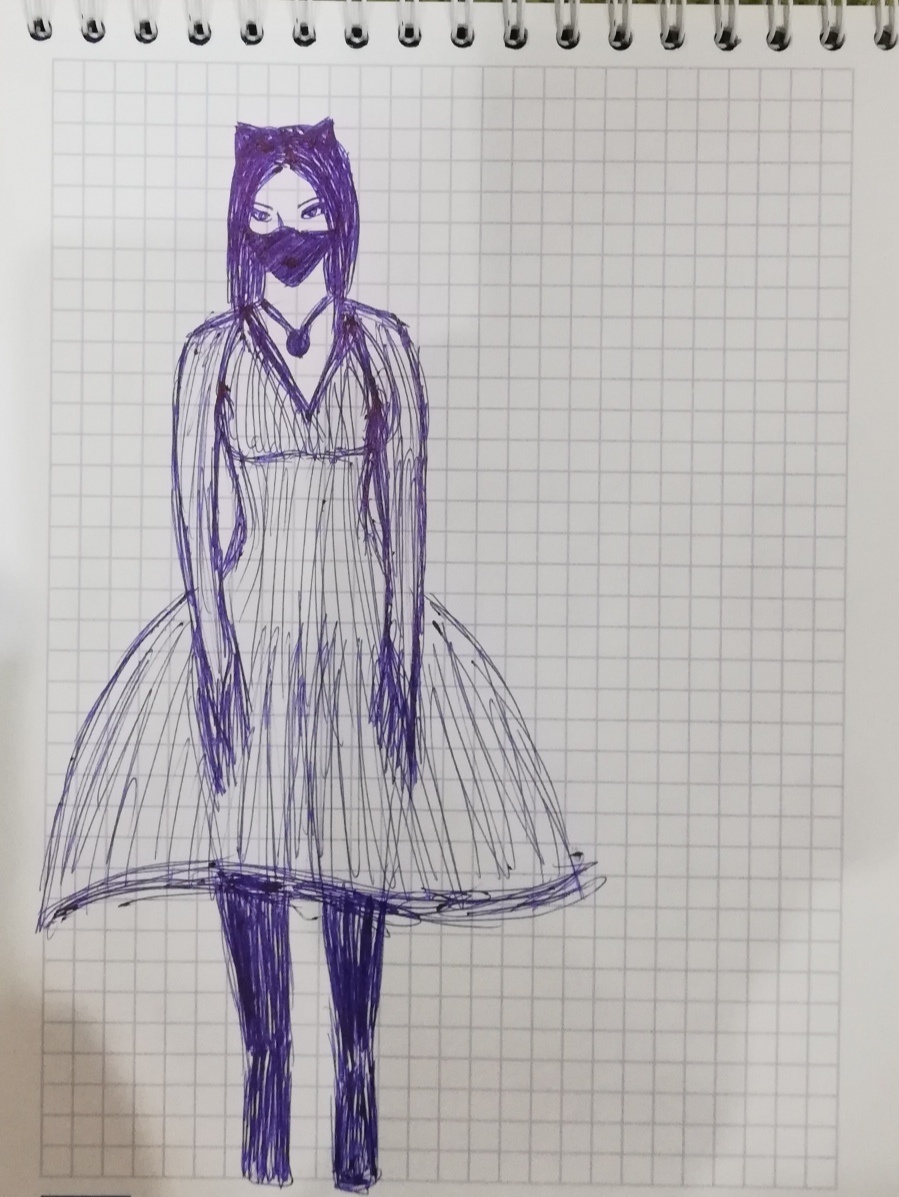 У меня своеобразный стиль рисования. Не аниме, не манга, а неведомо что (да, я не Пушкин)