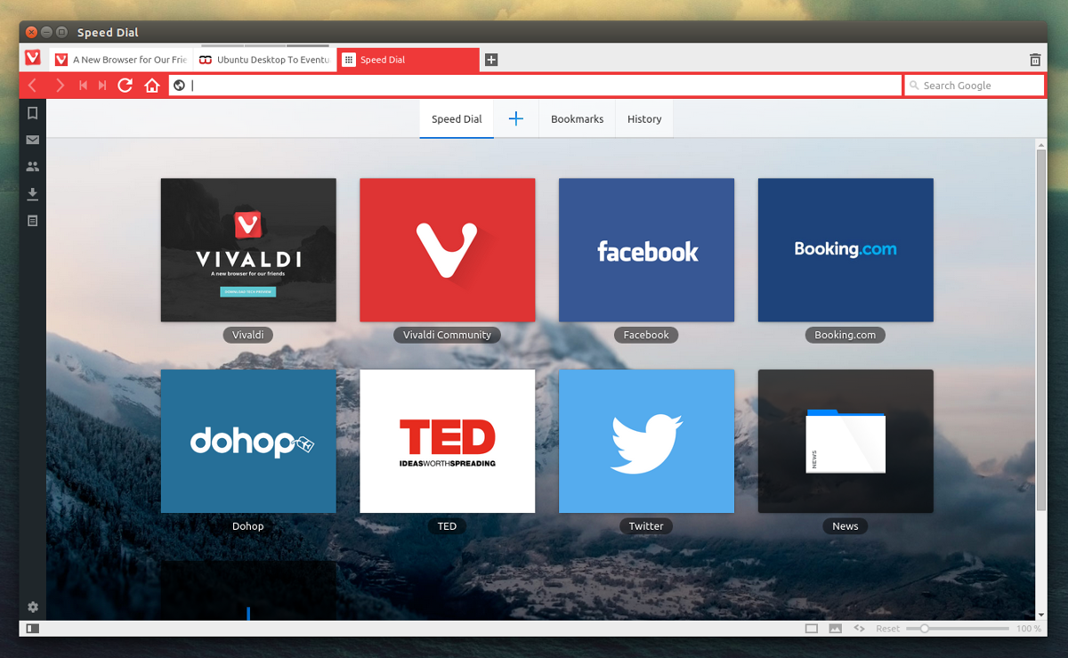 Vivaldi на Linux