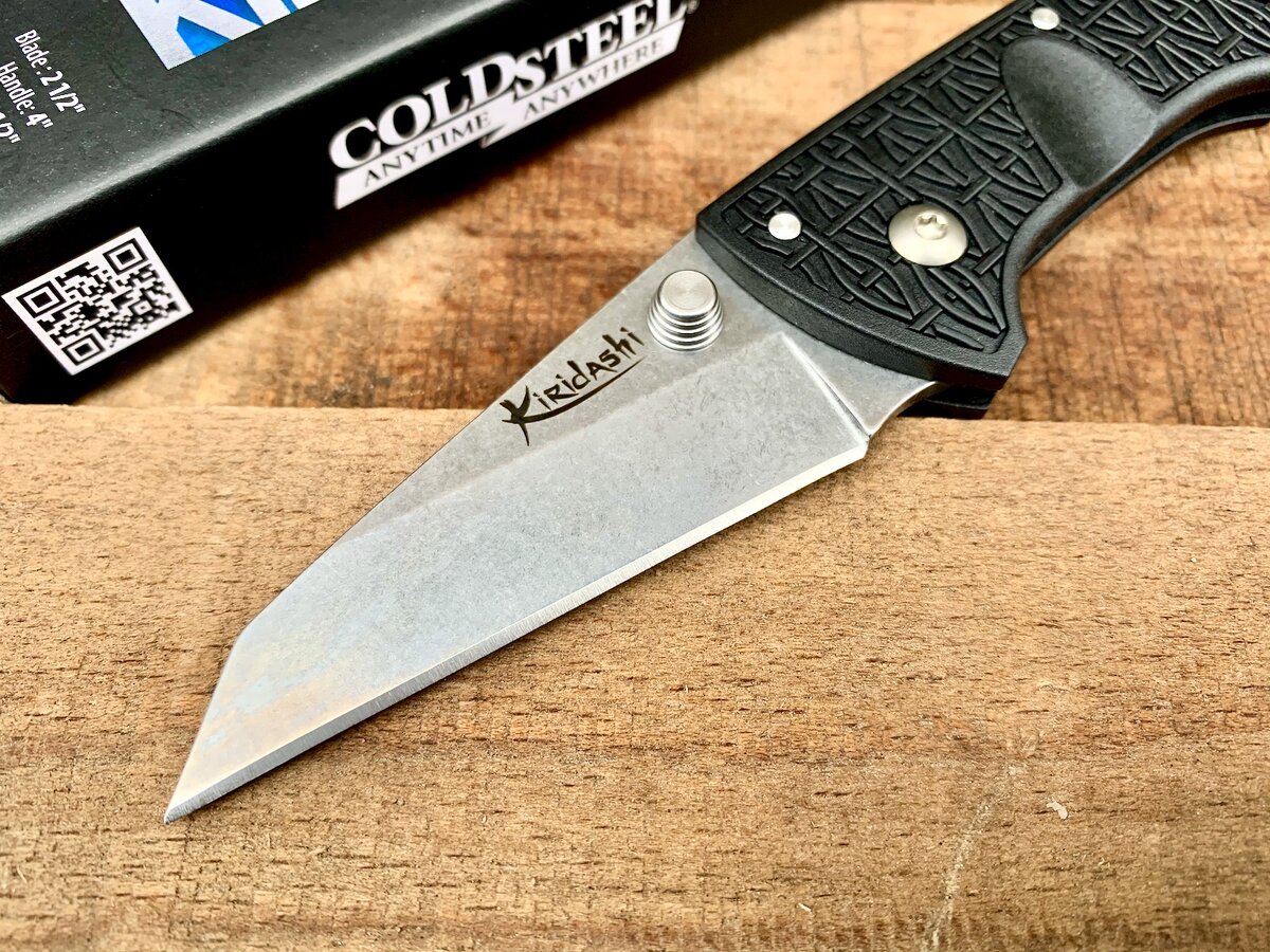 Клинок Cold Steel Kiridashi сделан из стали 4034