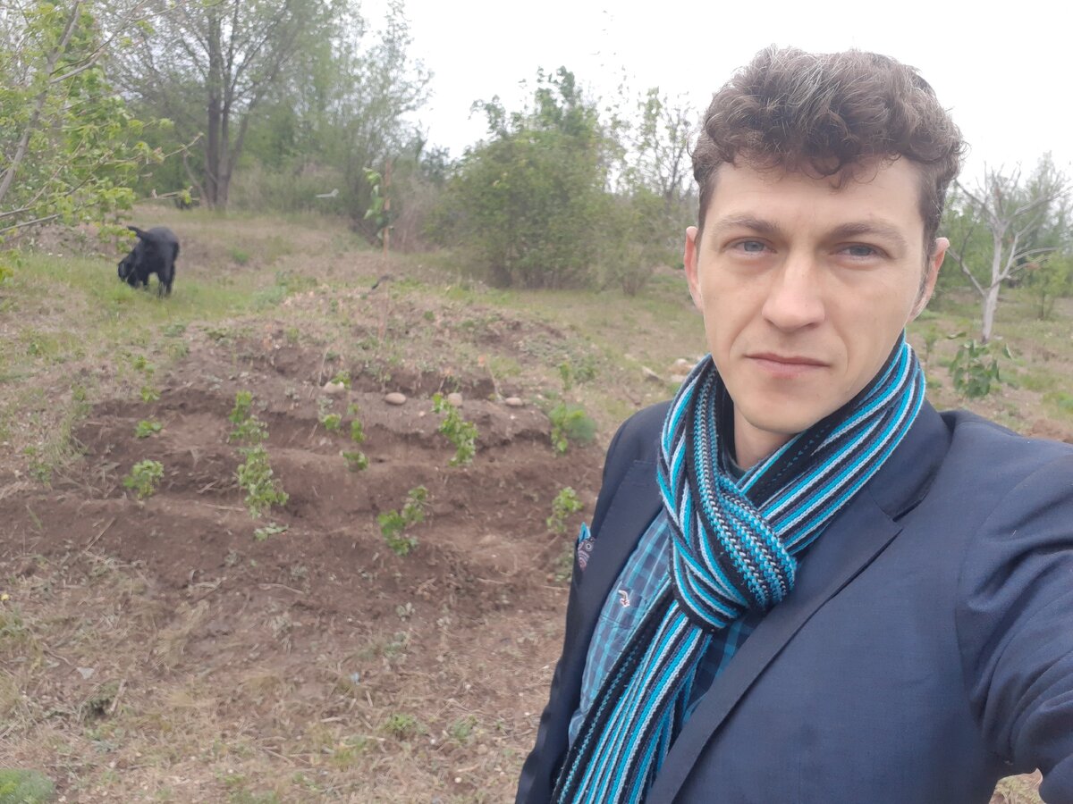 Даша в кадр не попала, т.к. фото делал уже утром с Гуфом 