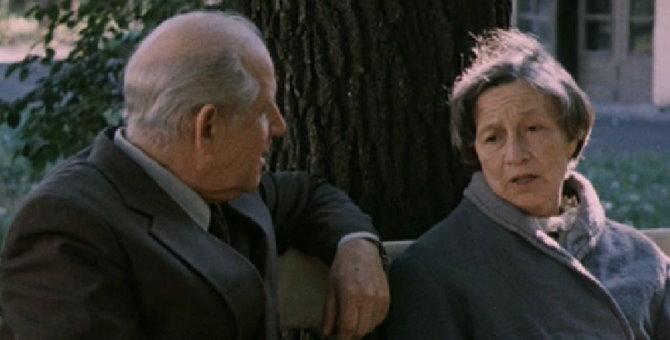 Бруно Фрейндлих и Ангелина Степанова в фильме "Объяснение в любви"