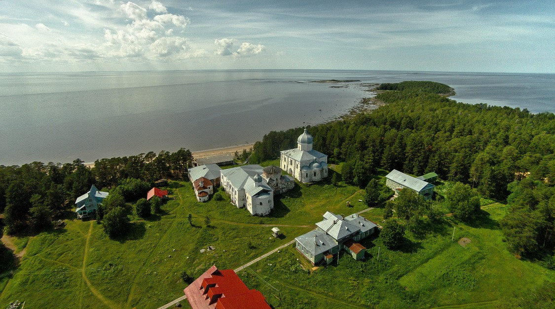 Кийский крестный монастырь. Онежская губа Белого моря, остров Кий