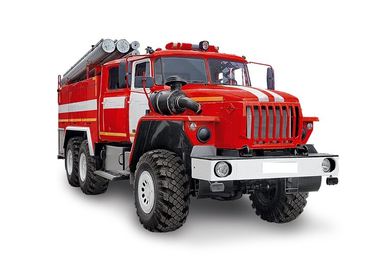 Урал 5557 пожарная автоцистерна