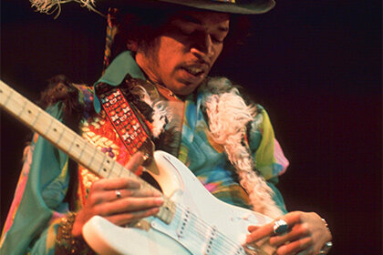 Jimi Hendrix in 1969