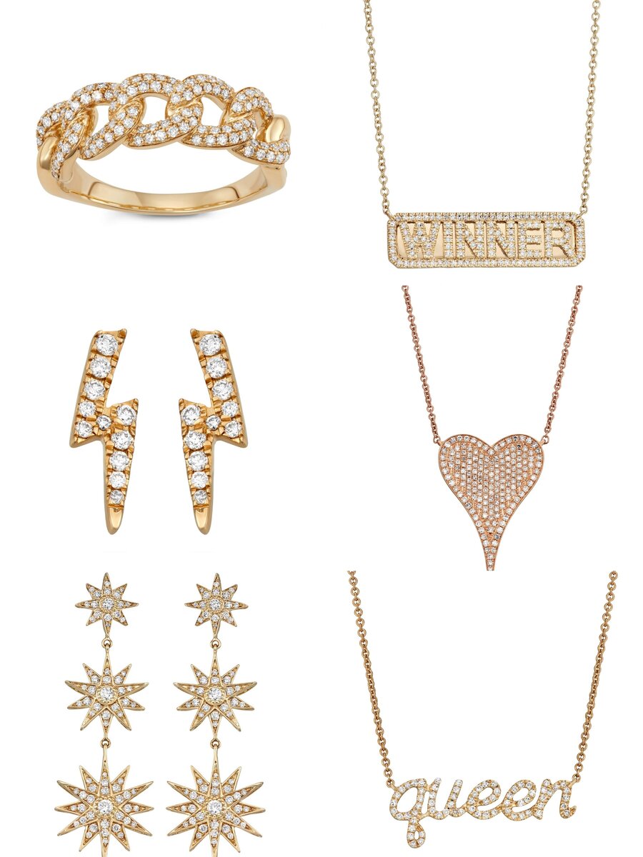 Украшения от Серены из золота. 