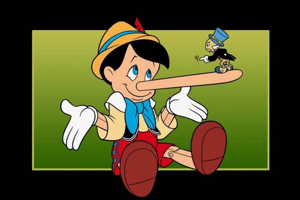 Пиноккио из американского мультфильма