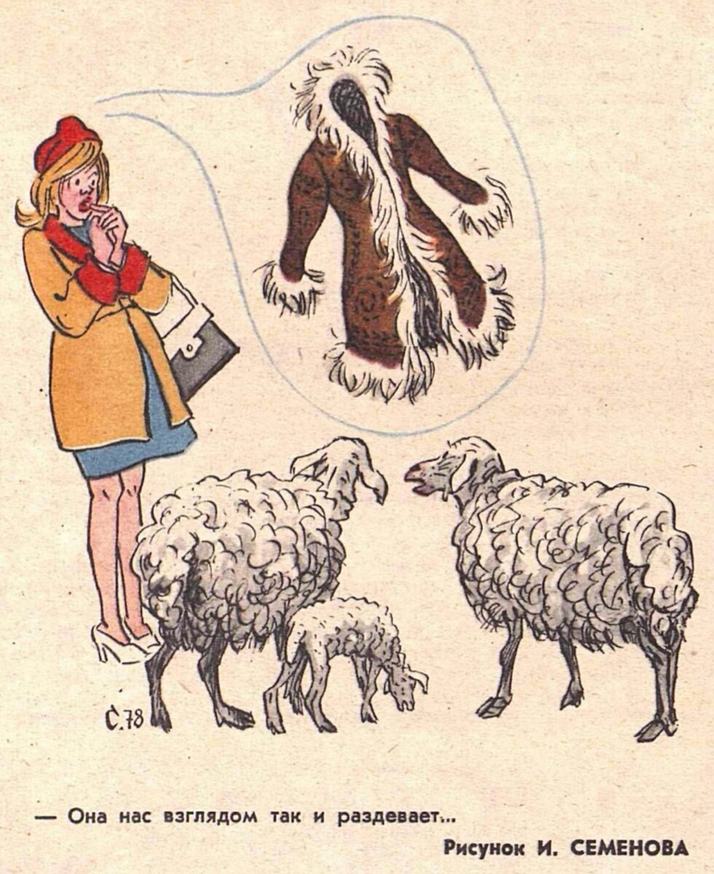 Вечный дефицит товаров был одной из актуальной тем для юмора. 