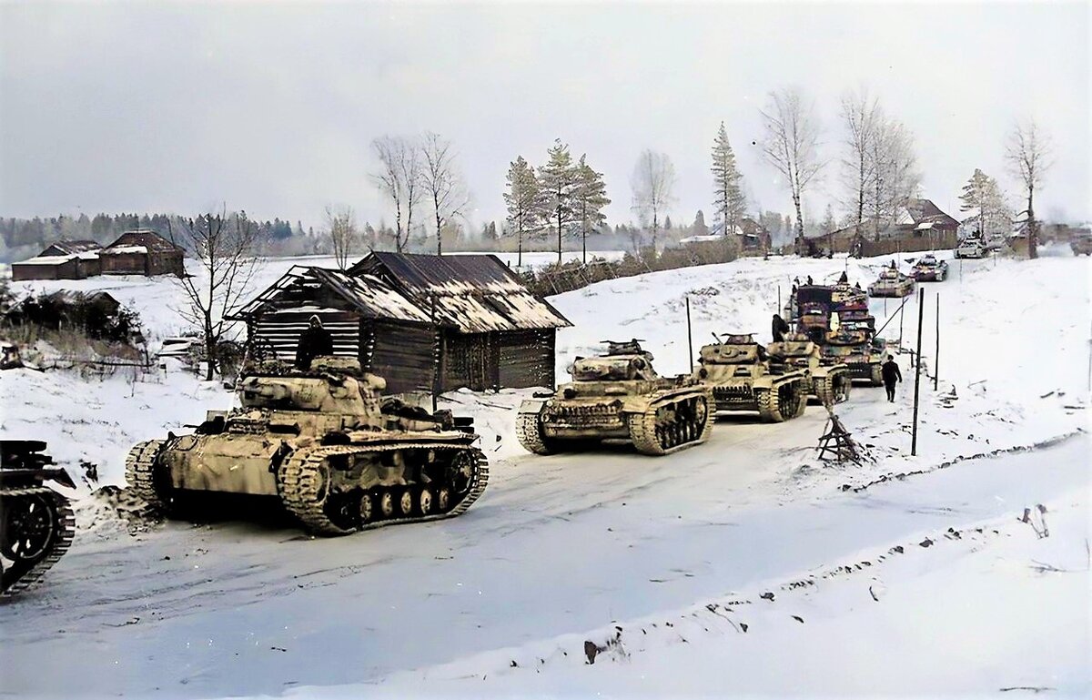 немцы под москвой