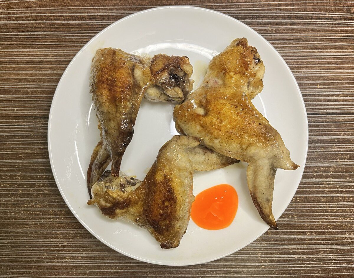 Просто жареные крылья