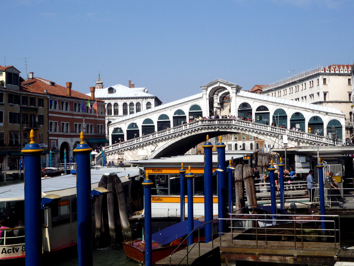 Мост Риальто (Ponte di Rialto) в Венеции