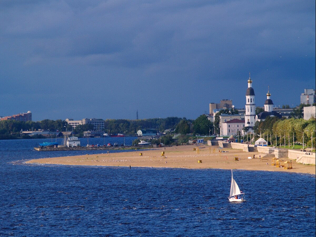 Снимок с сайта: Все пляжи архангелска.ком 