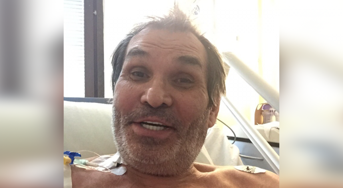 После выхода из, якобы, медикаментозного сна. Проще сказать, перебухал. 