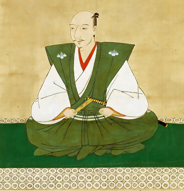 Портрет Ода Нобунага кисти Кано Морохидэ (предположительно - 1582 г.)