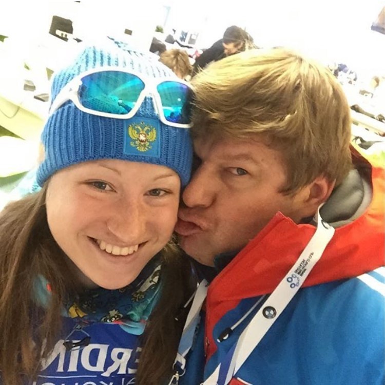 Дмитрий Губерниев и тогда, ещё счастливая, Ольга Подчуфарова. Источник фото: https://www.instagram.com/guberniev_dmitry/