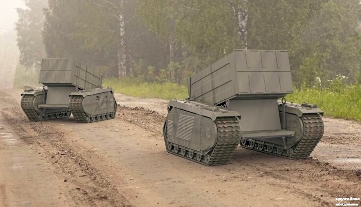 Эстонская беспилотная боевая платформа THеMIS с ракетной установкой Brimstone