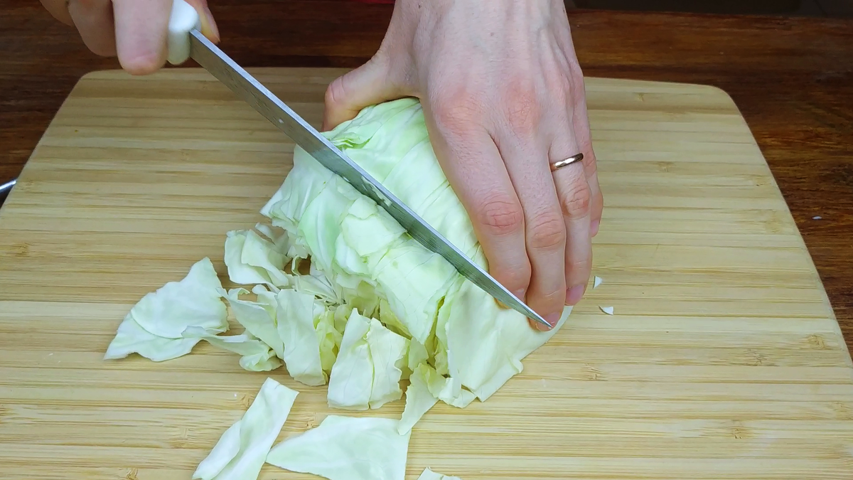 как нарезать капусту быстро