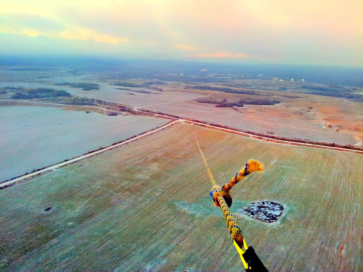 Затяжка при помощи БК (буксировочного комплекса).