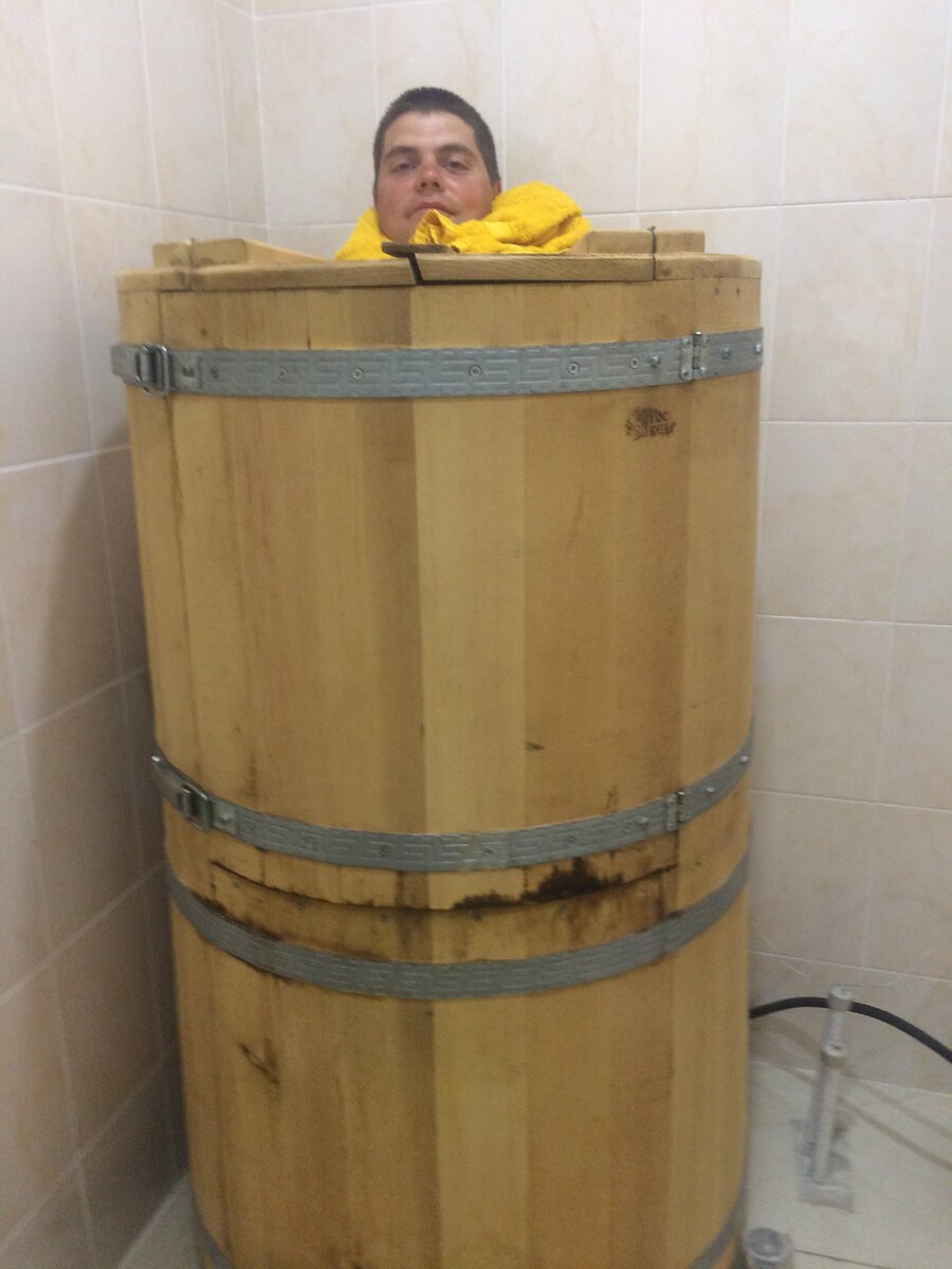 После бочки как заново родился! 