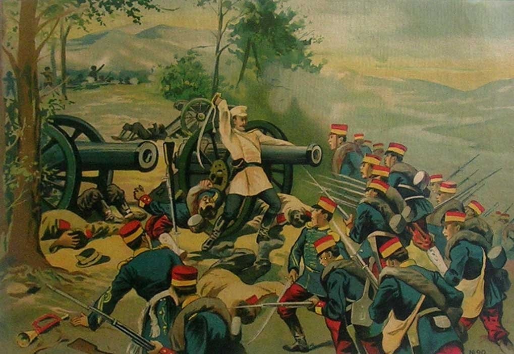 Атака японских солдат