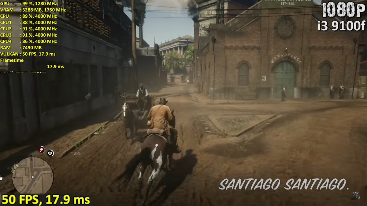 Скриншот с видео на YouTube "Santiago Santiago"