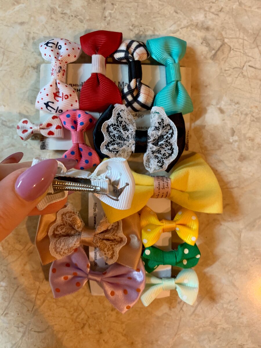 Наши фавориты, самые удобные бантики для йорка