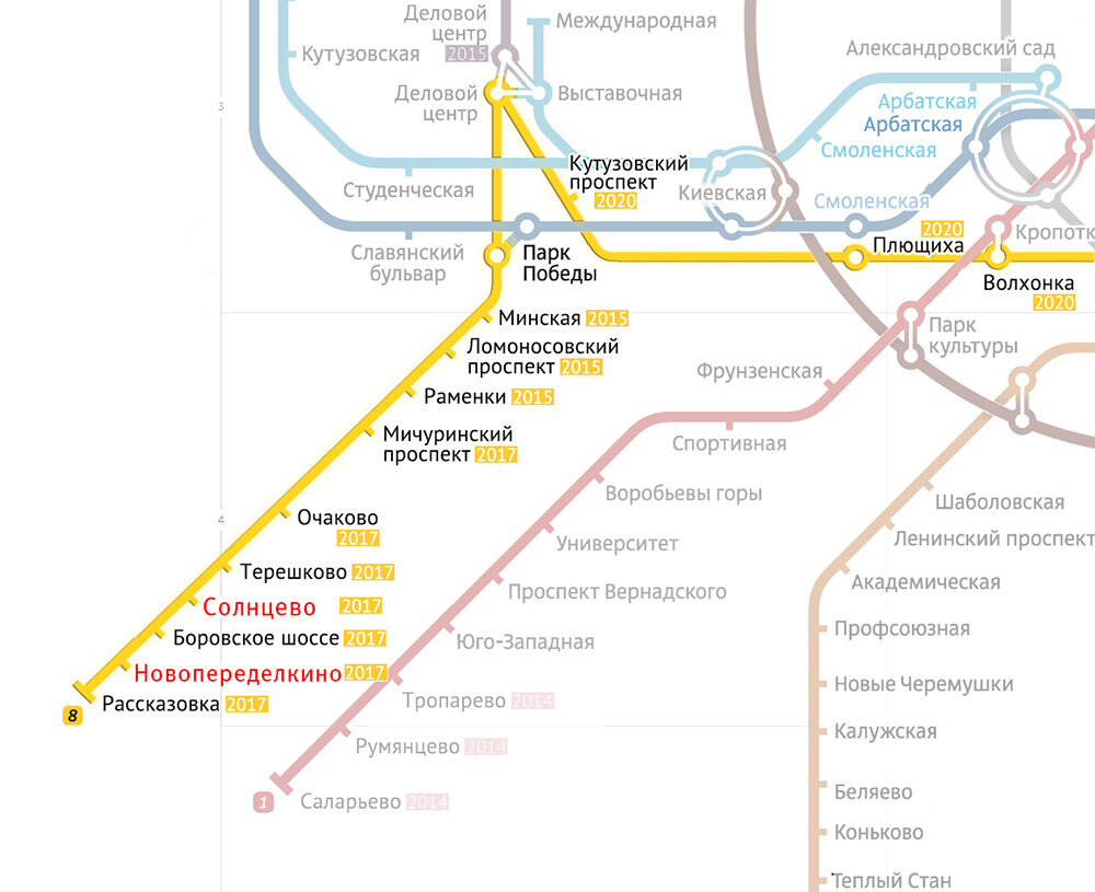 Метро переделкино на схеме метро москвы