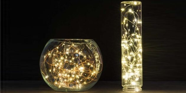 Пятиметровая гнущаяся гирлянда, которую можно зафиксировать в любом положении.