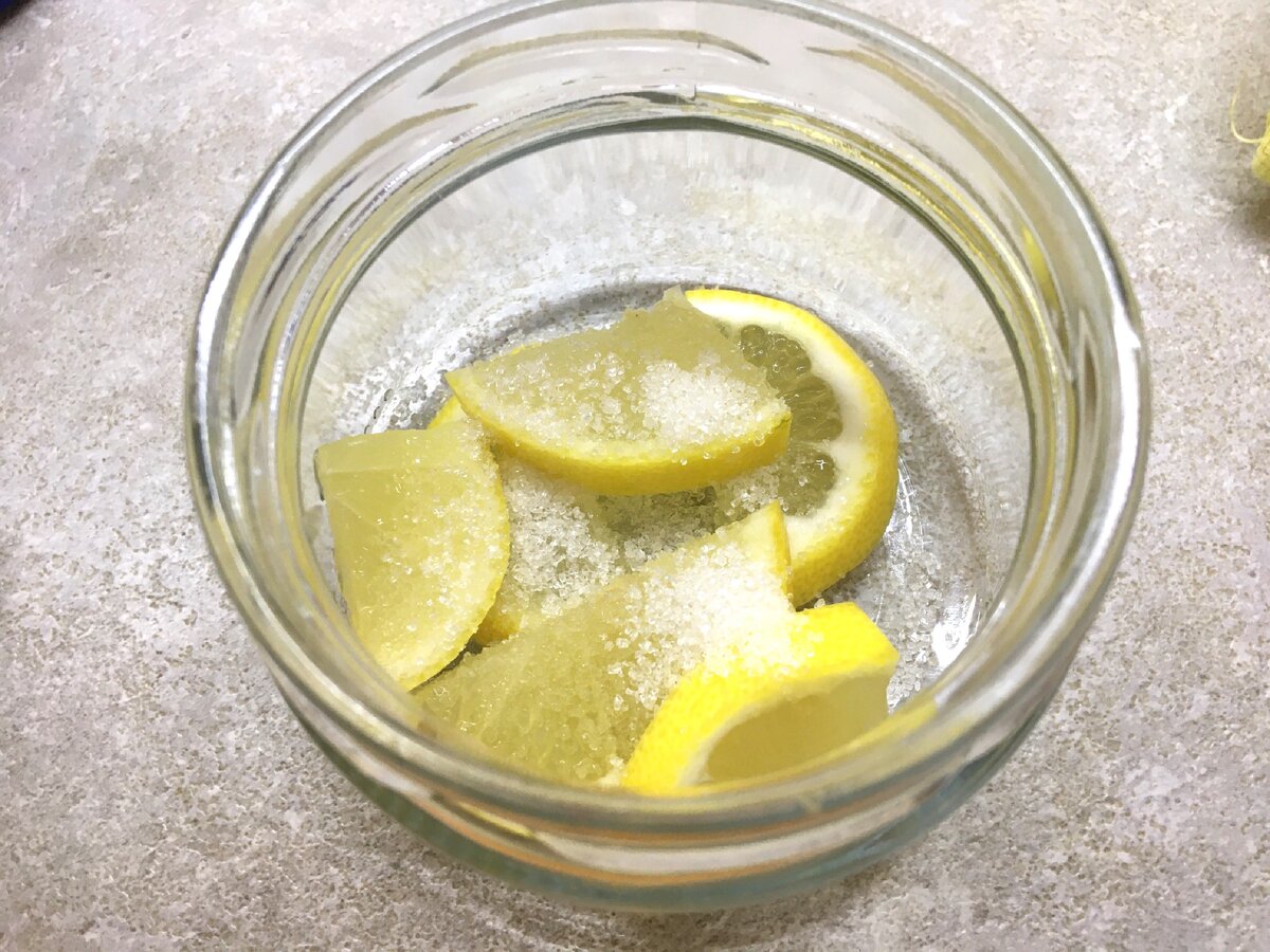 Лимон в сахаре