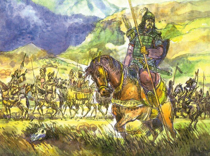 Войско усуней.