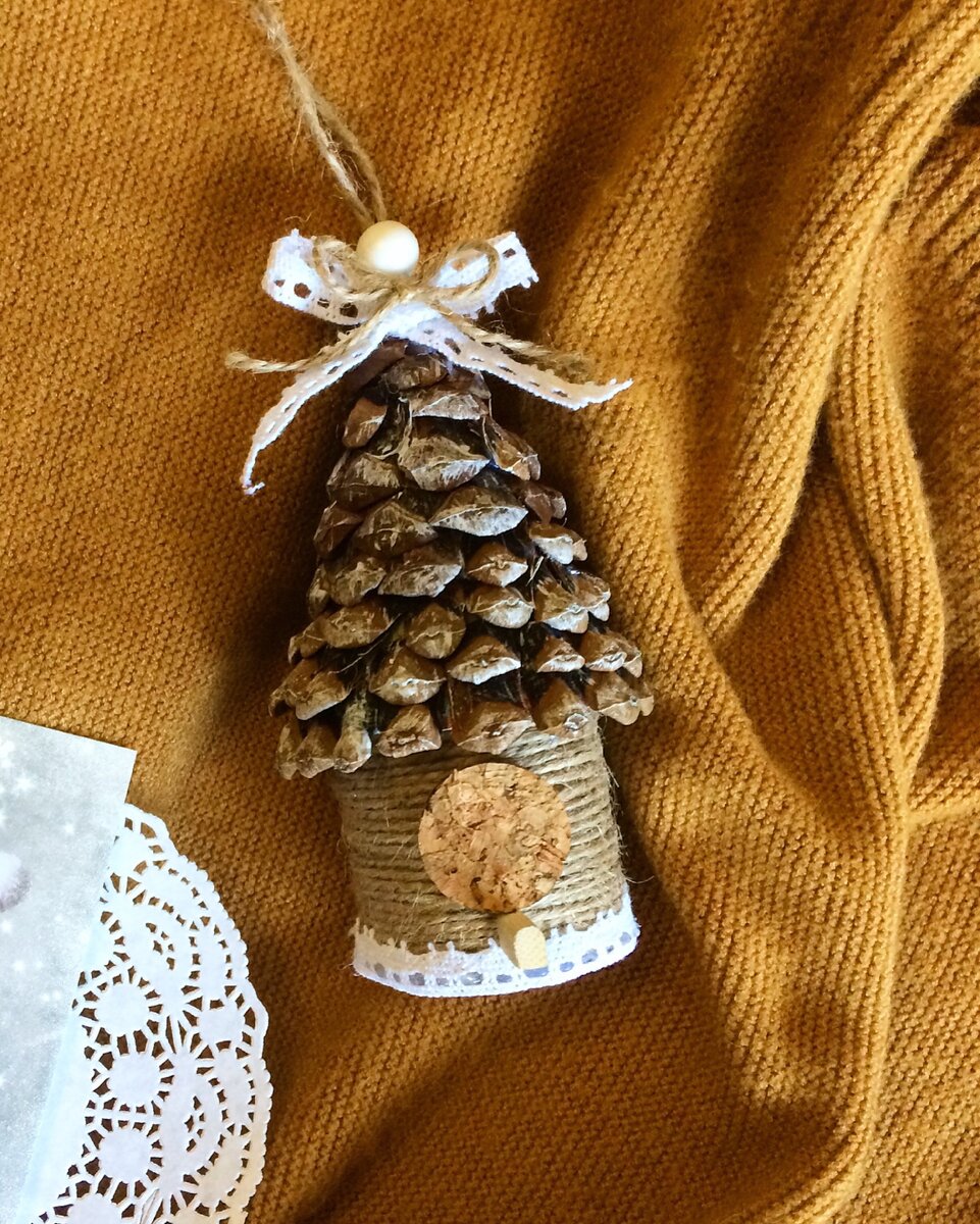 Ёлочная игрушка своими руками🙌