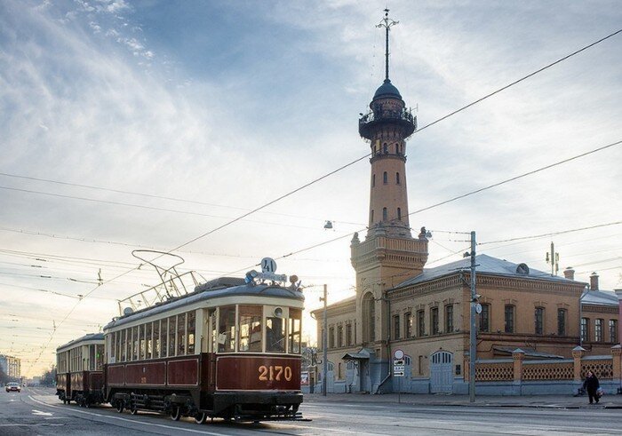 Фото 1. Пожарная каланча в Сокольниках на улице Русаковской, 26К1