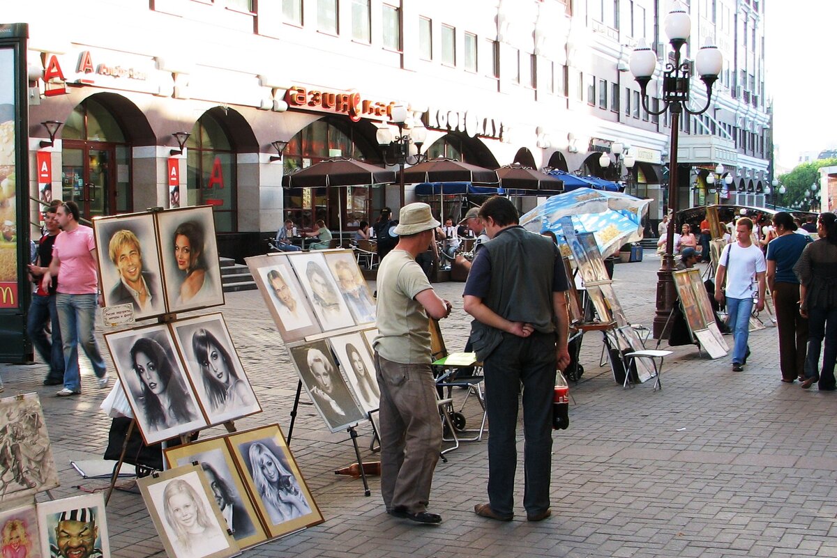 Как продавать свои картины на улице - 89 фото