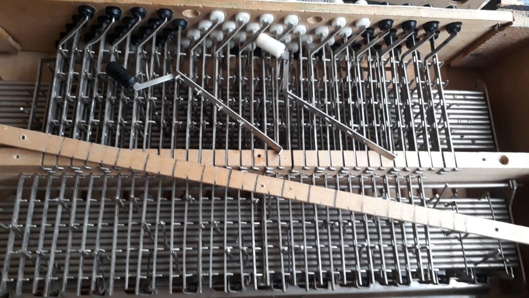 Старый баян. Часть 3. Левая клавиатура и её ремонт. | РетроТехника ...