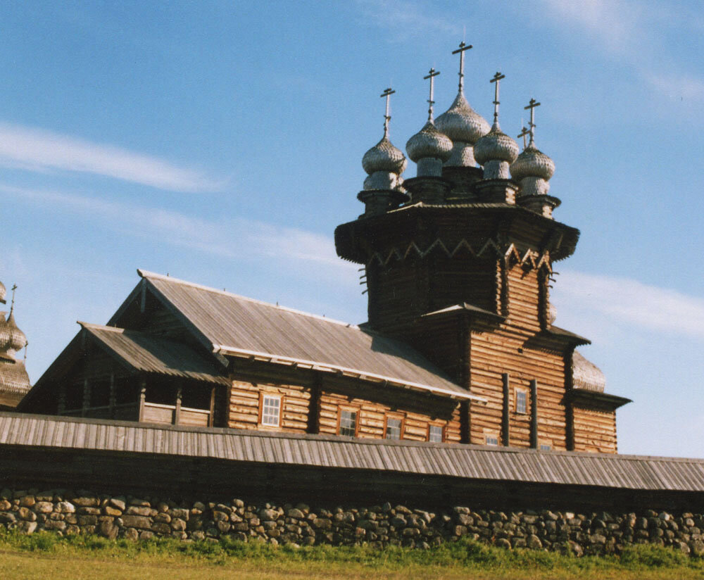 Кижский Погост Преображенская Церковь купола