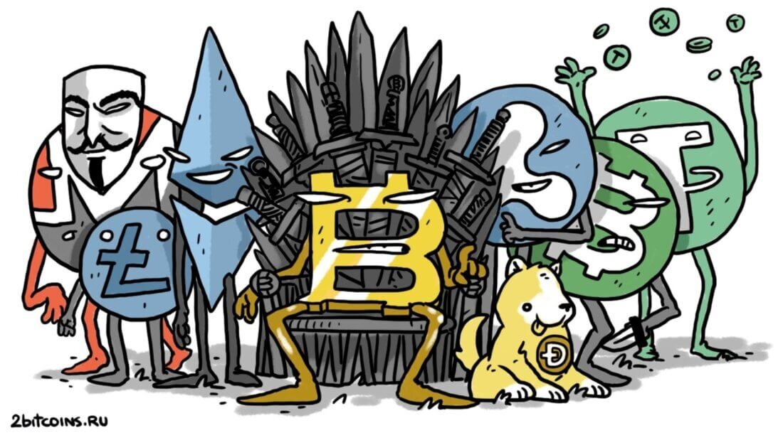 Криптовалюты.