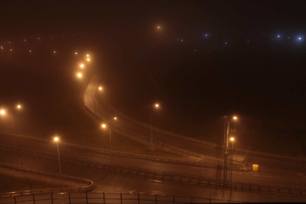 вечер в тумане