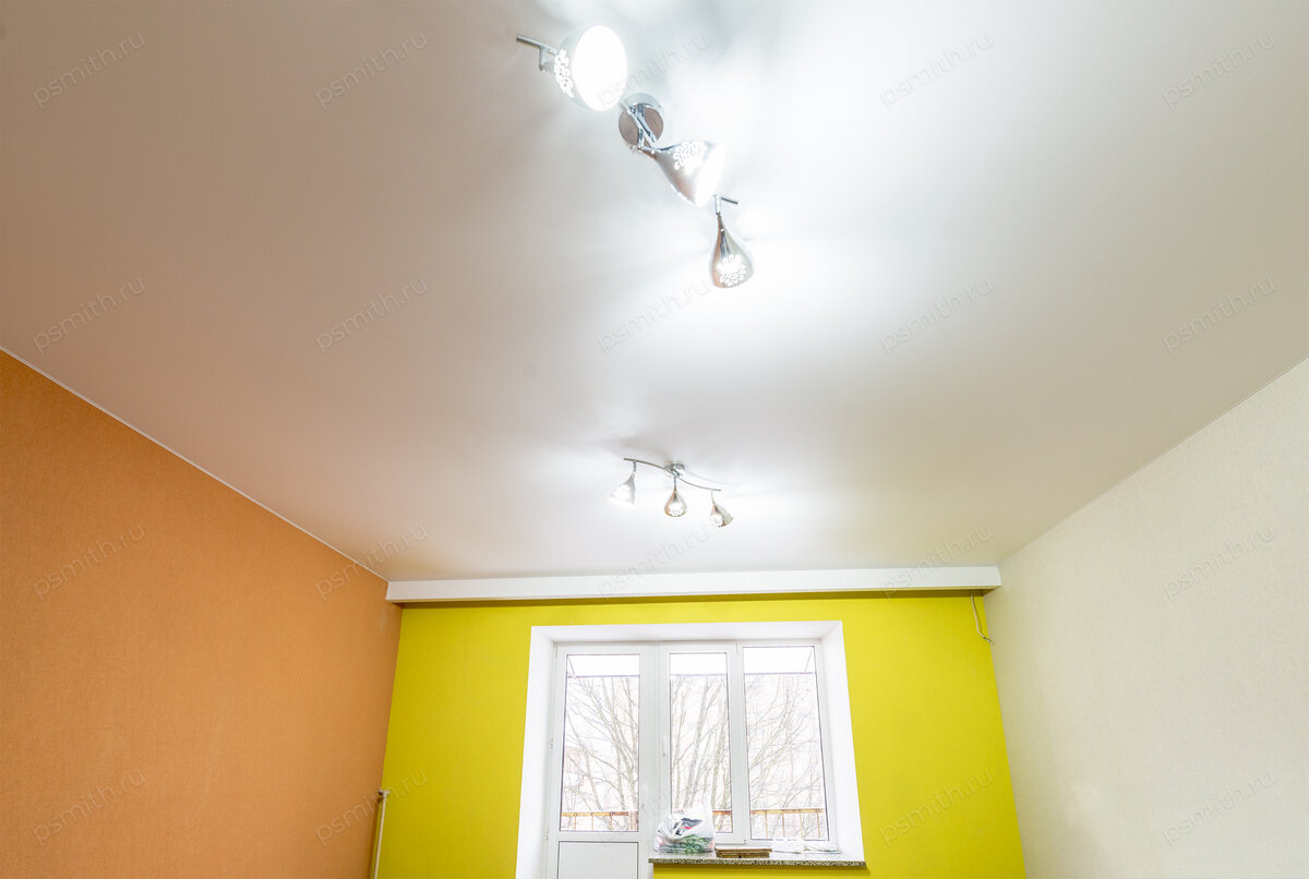 27 красивых натяжных потолков в зал: выбор материала и стиля | Потолки ...