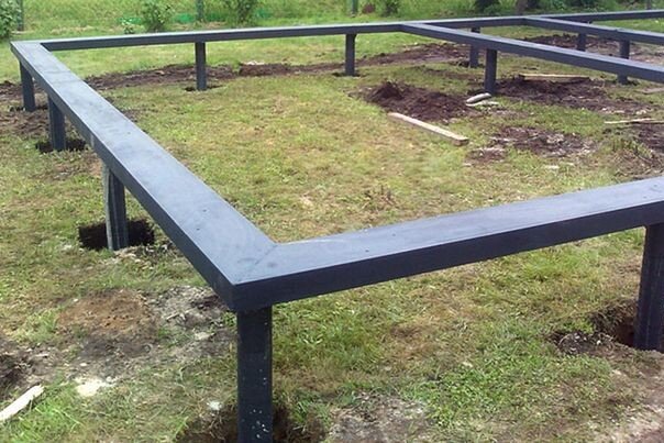 Ростверк из швеллера