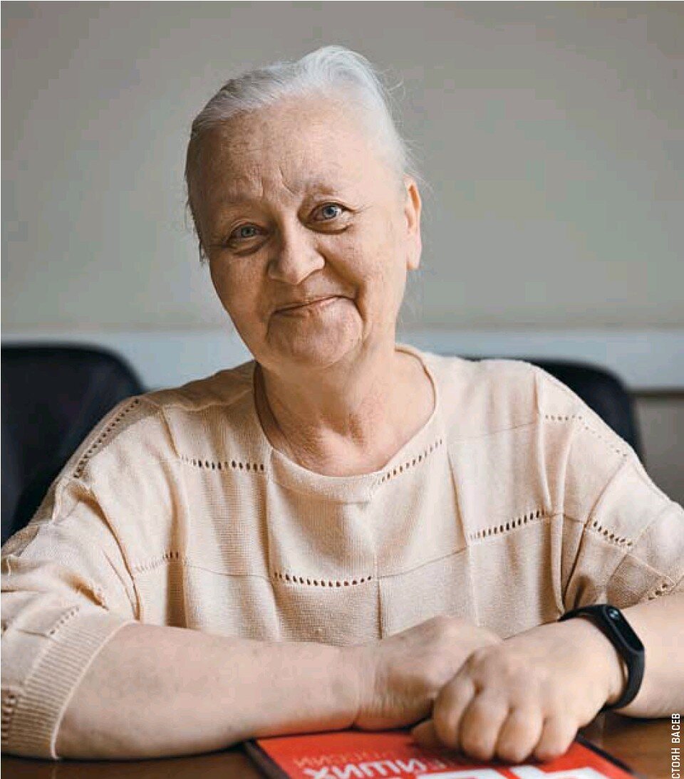 Лариса Морозова на интервью у журнала "Эксперт" 